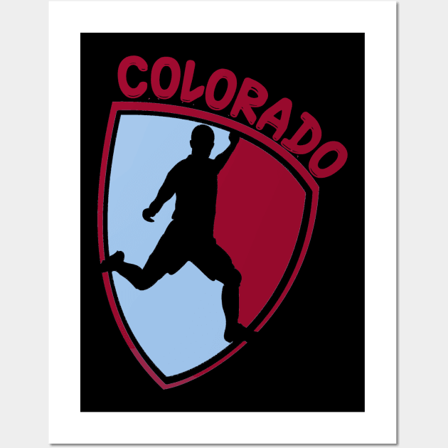 Colorado Soccer, Wall Art by JayD World